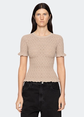 Ruby Top Smooth Interior Lining Cozy Knit