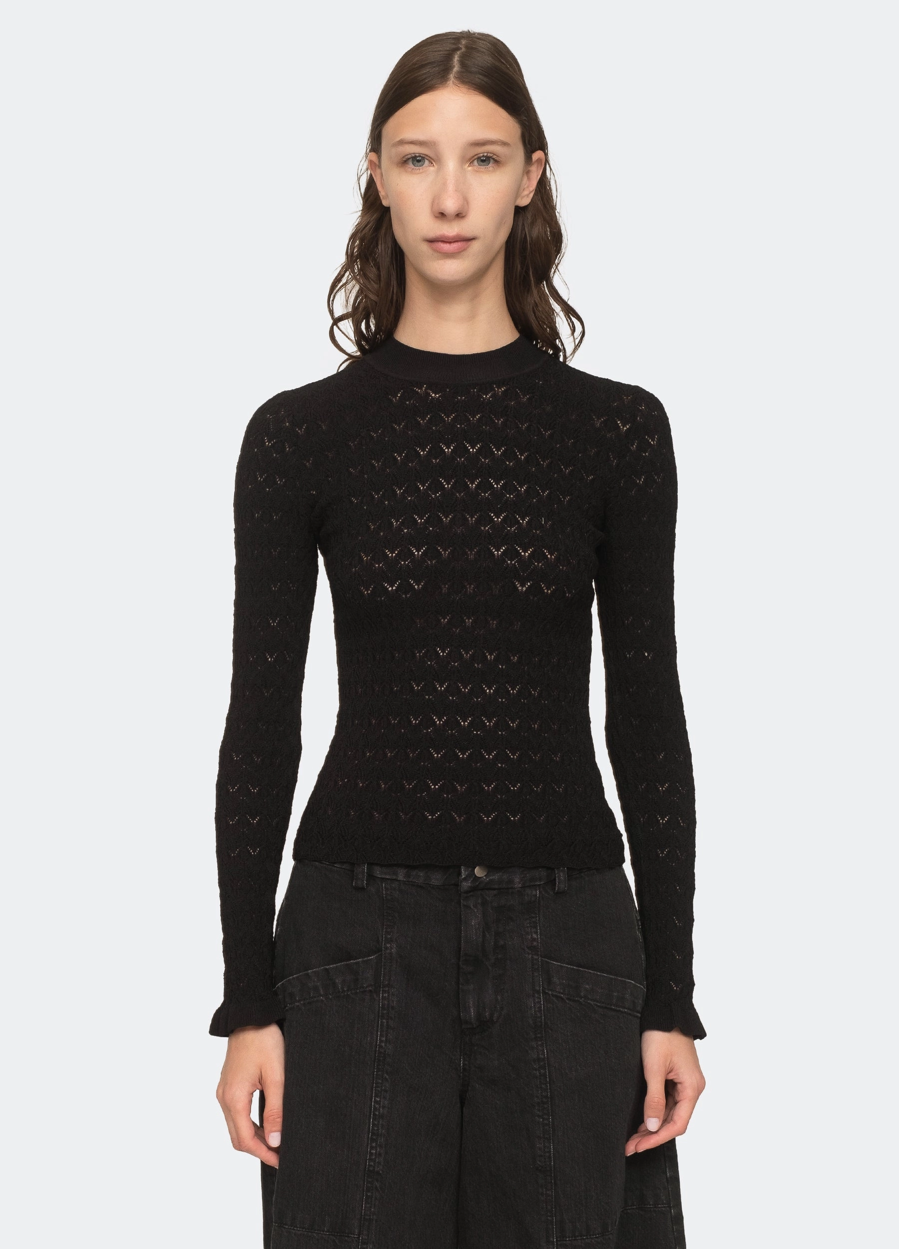 Lightweight Knit Wear Resistant Edge Rue Sweater