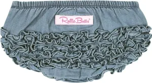 RuffleButts Baby/Toddler Girls Ruffled Woven Bloomer