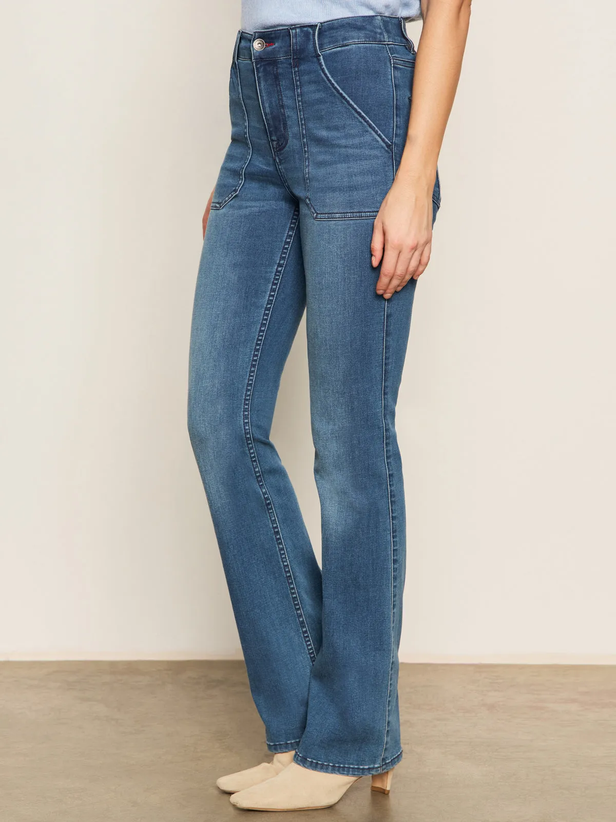 Sculpted Hayden Bootcut Standard Rise Denim Pant Lucky Streak Blended Style