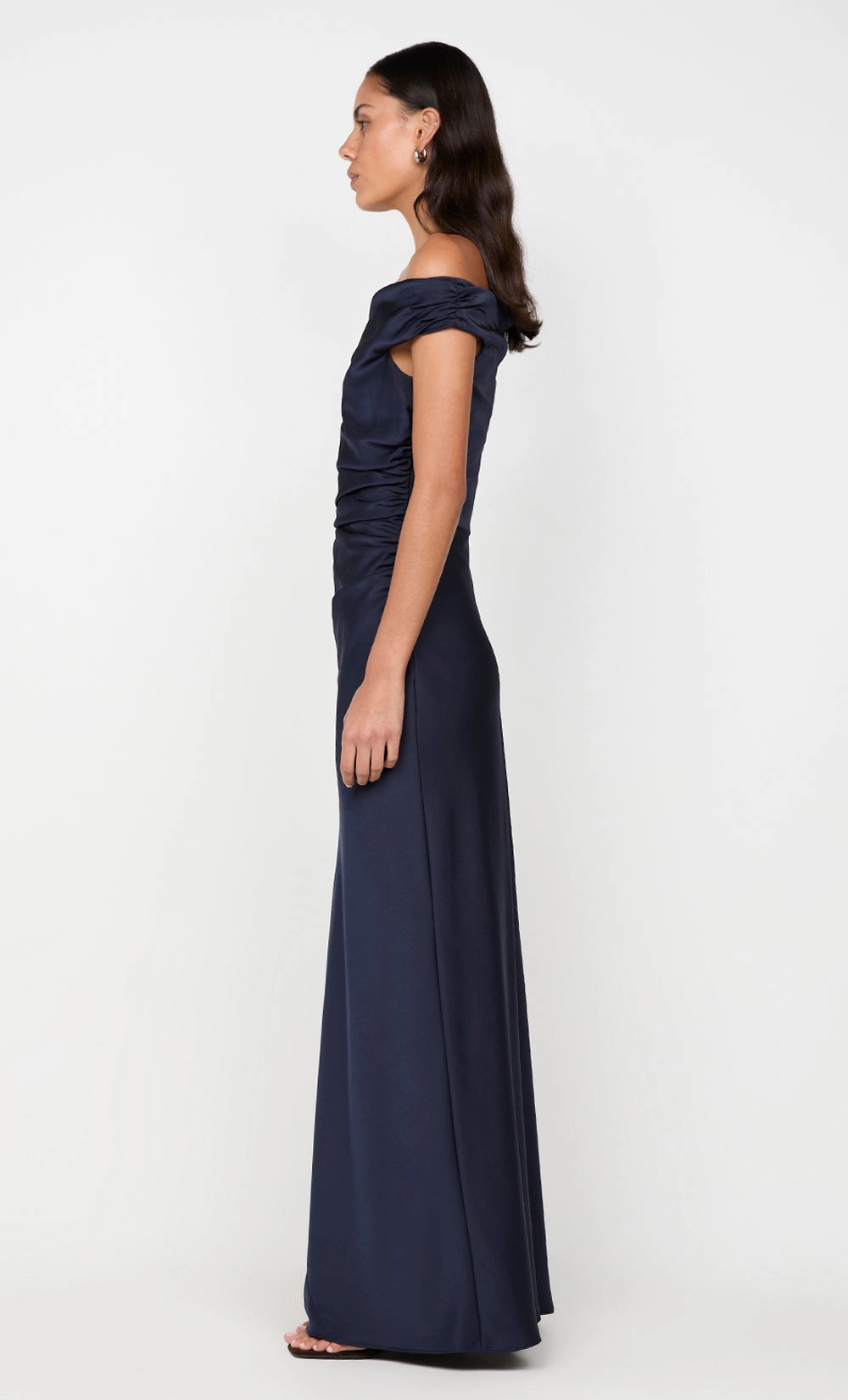 ETERNITY OFF SHOULDER MAXI - INK Elastic-Cuff Relaxed Fit