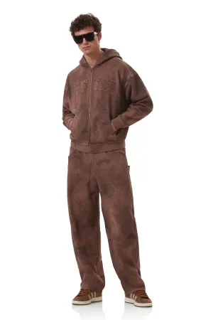 Indoor Comfort DurableBartack Ryan Barrel Sweatpant - Brown Snake