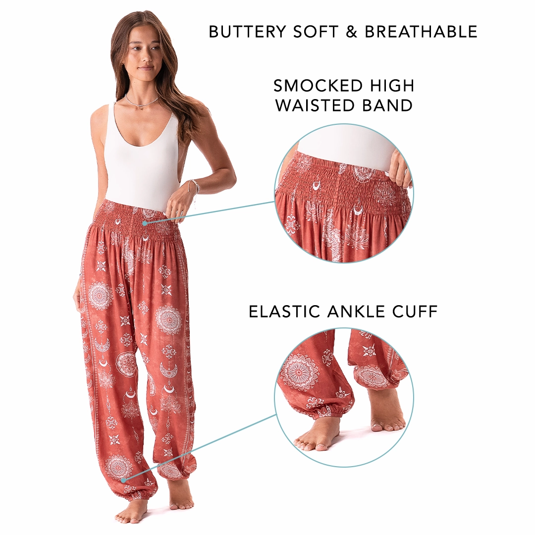 Sacred Sienna Harem Pants Training Comfort