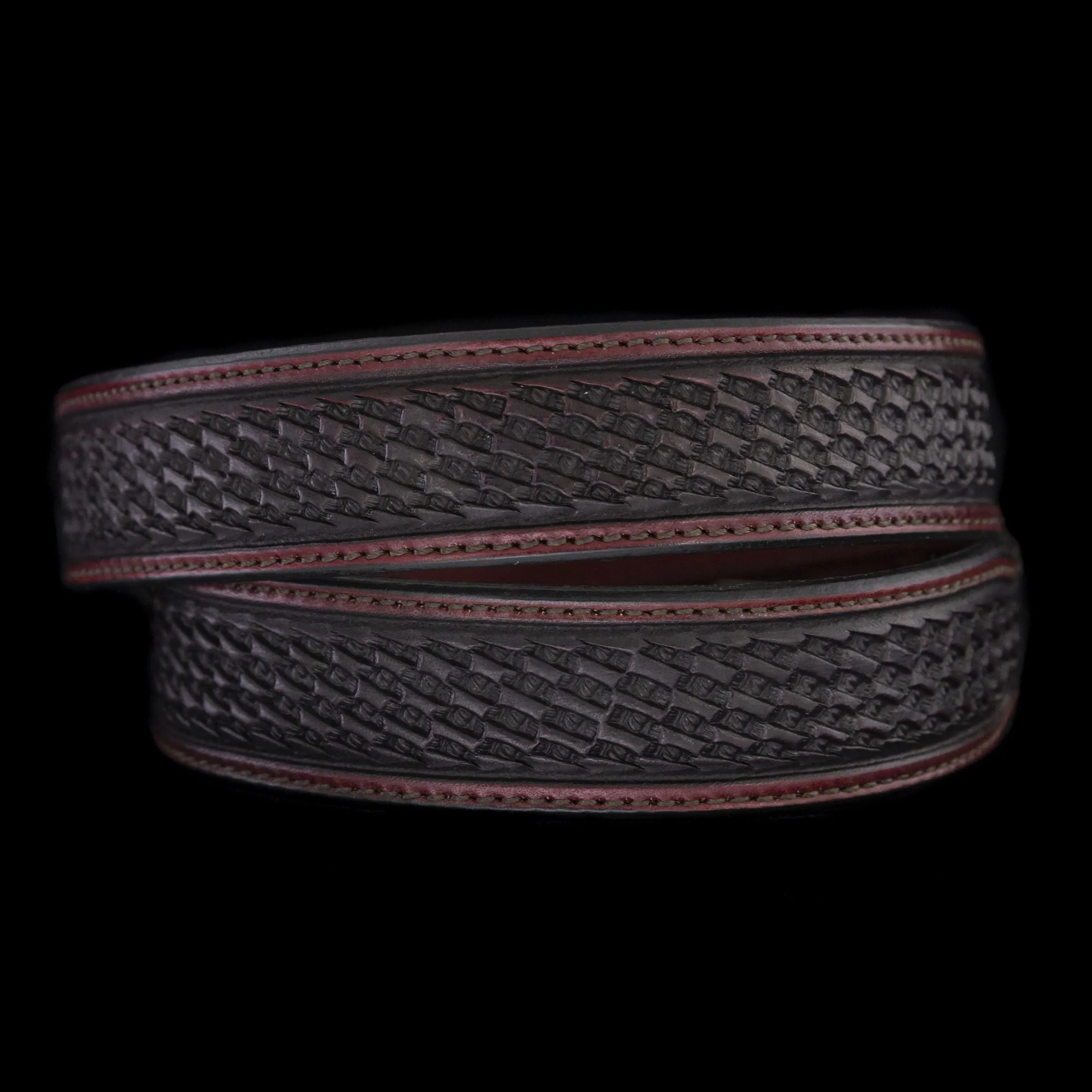Saddle Brown Basket Weave