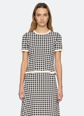 Saige Top DurableDoubleLayeredHem AntiBacterial Coating
