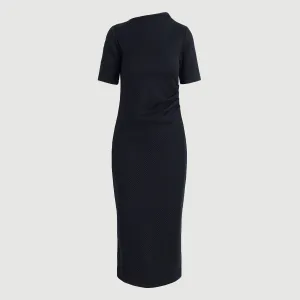 Light Blend Evie Ribbed-Knit Jersey Dress (Petite)