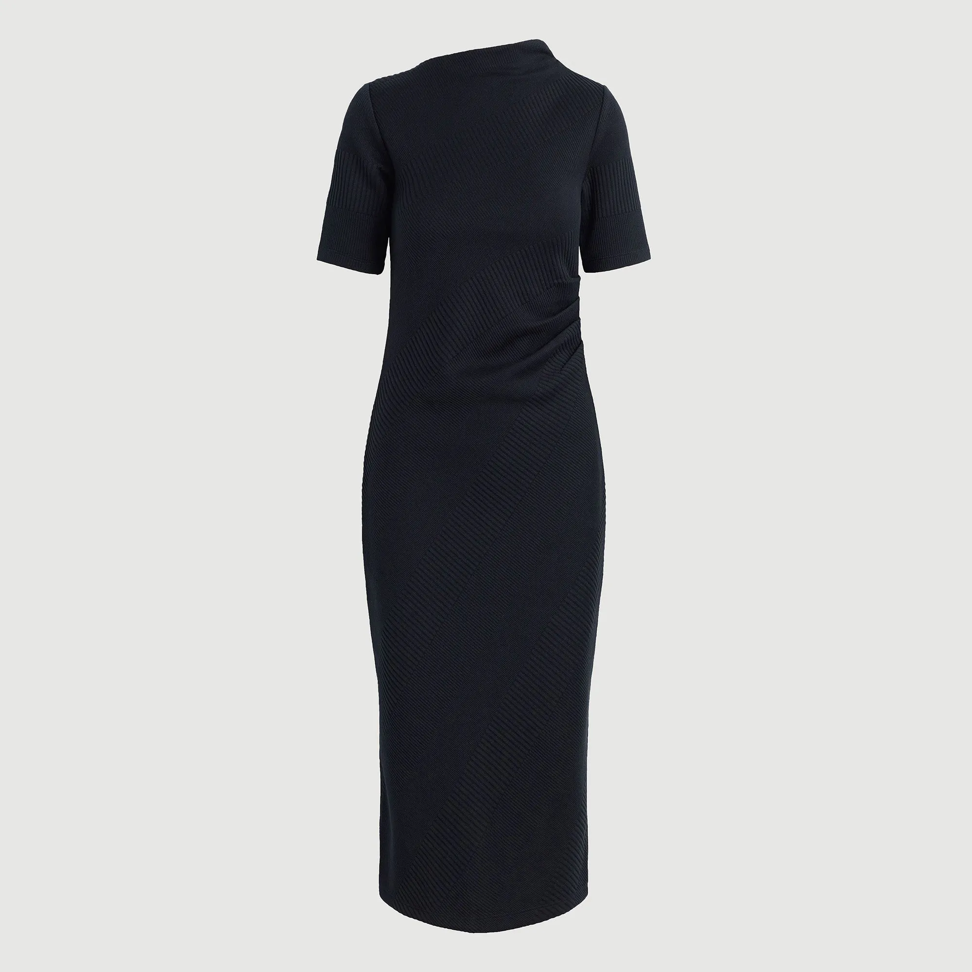 Light Blend Evie Ribbed-Knit Jersey Dress (Petite)