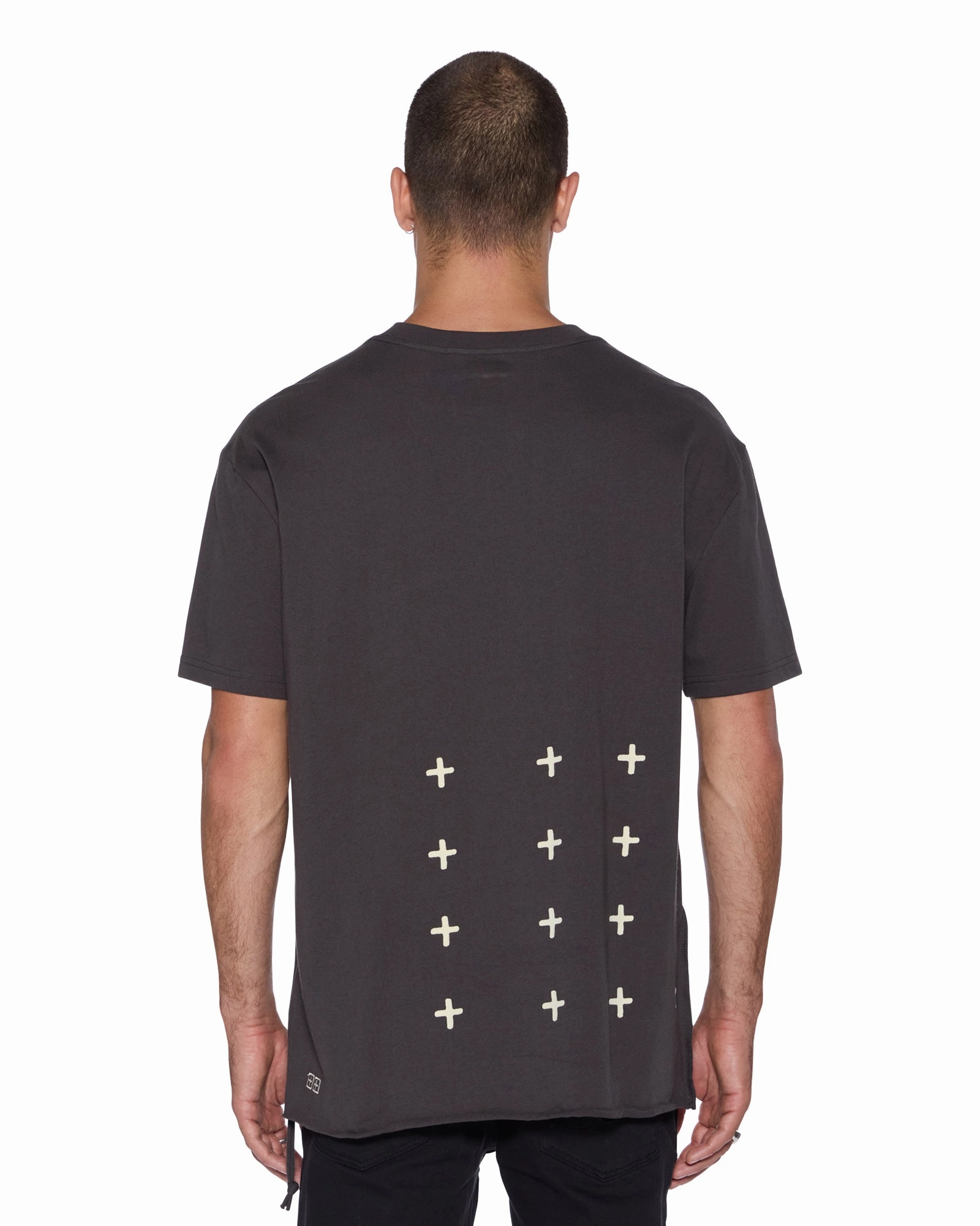 Durable Knit Structure Active Comfort Style SALUD BIGGIE SS TEE FADED BLACK