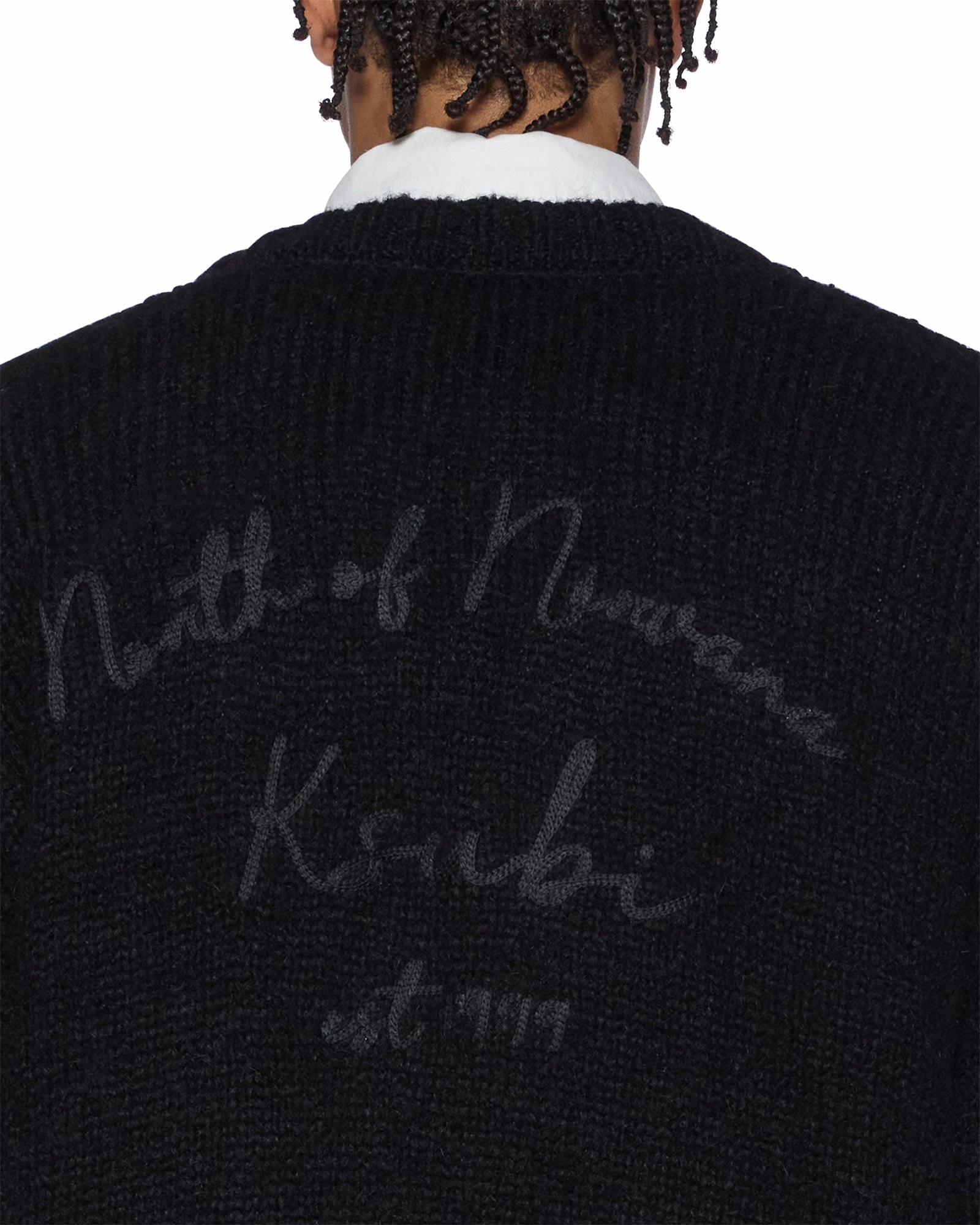 RelaxedNeckline DurableCollarStays SALUD CARDIGAN JET BLACK