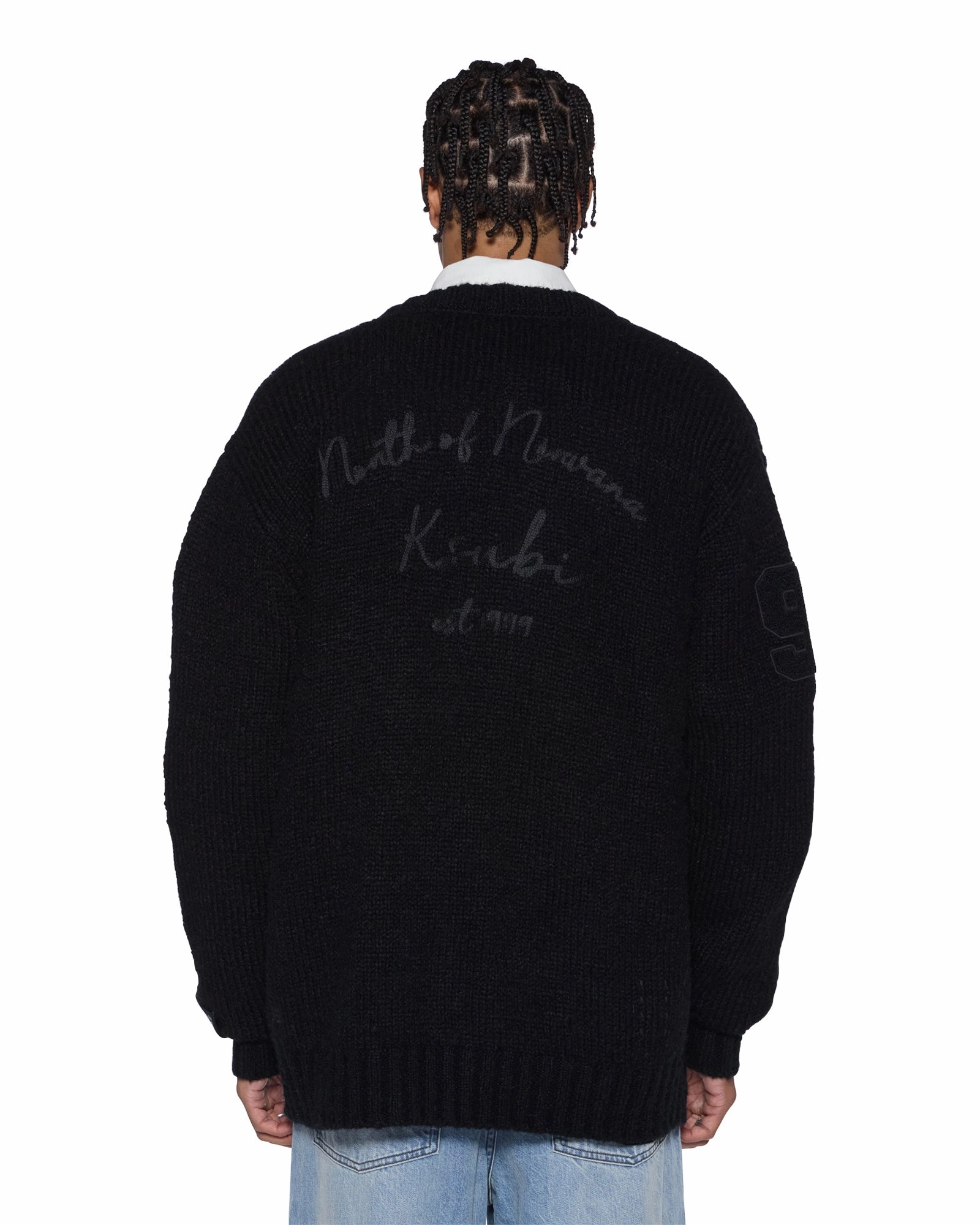 SALUD CARDIGAN JET BLACK hypoallergenic material
