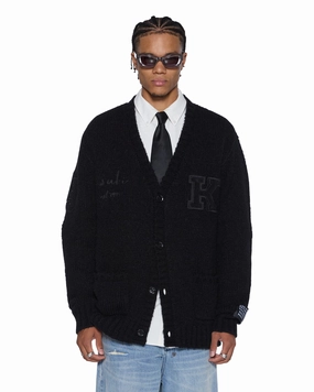 SALUD CARDIGAN JET BLACK AntiStatic Coating ReinforcedStitching
