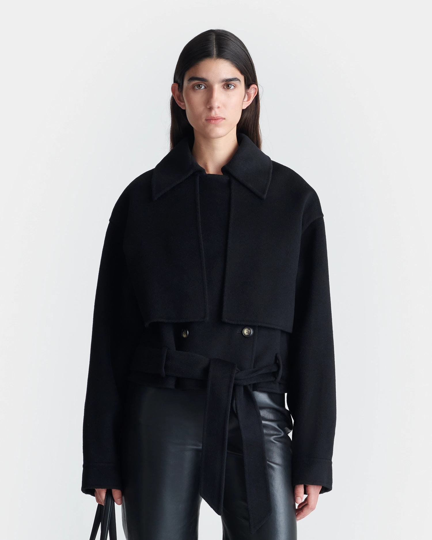 Feeling AntiStatic Finish Satoyo - Wool And Silk-Blend Jacket - Black