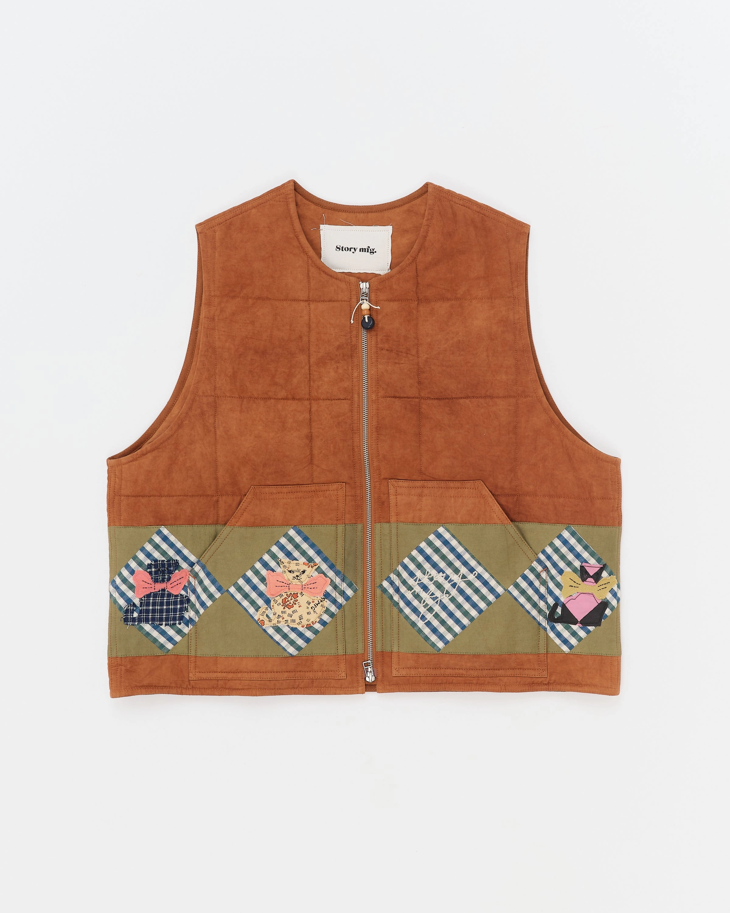 Saturn Vest - Tales Patchwork Stylish Daily Wear Parent Style True Comfort