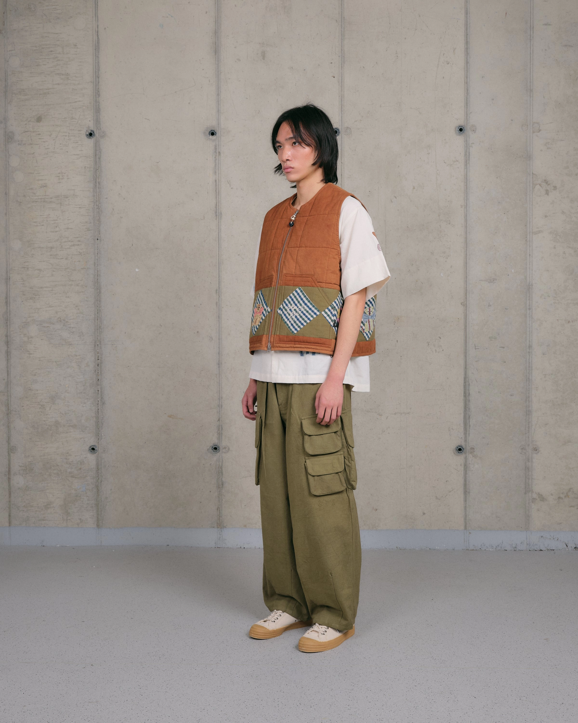 Saturn Vest - Tales Patchwork Beach Day Modern