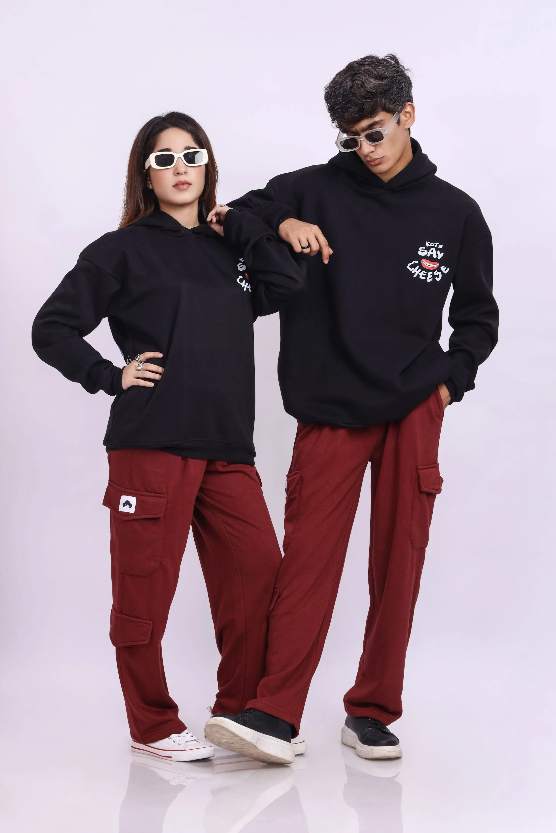 SAY CHEESE OVERSIZED HOODIE