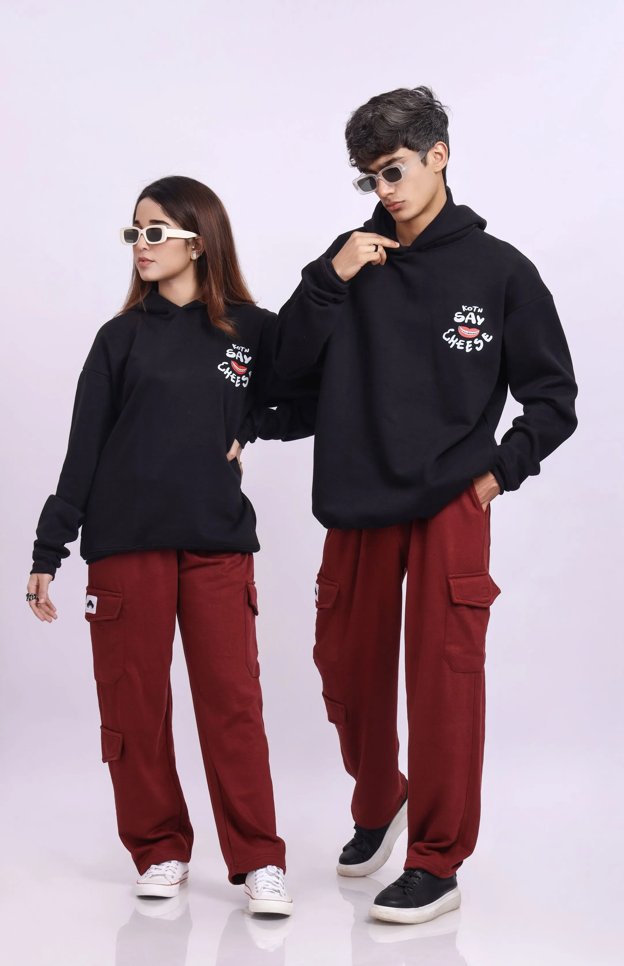 SAY CHEESE OVERSIZED HOODIE