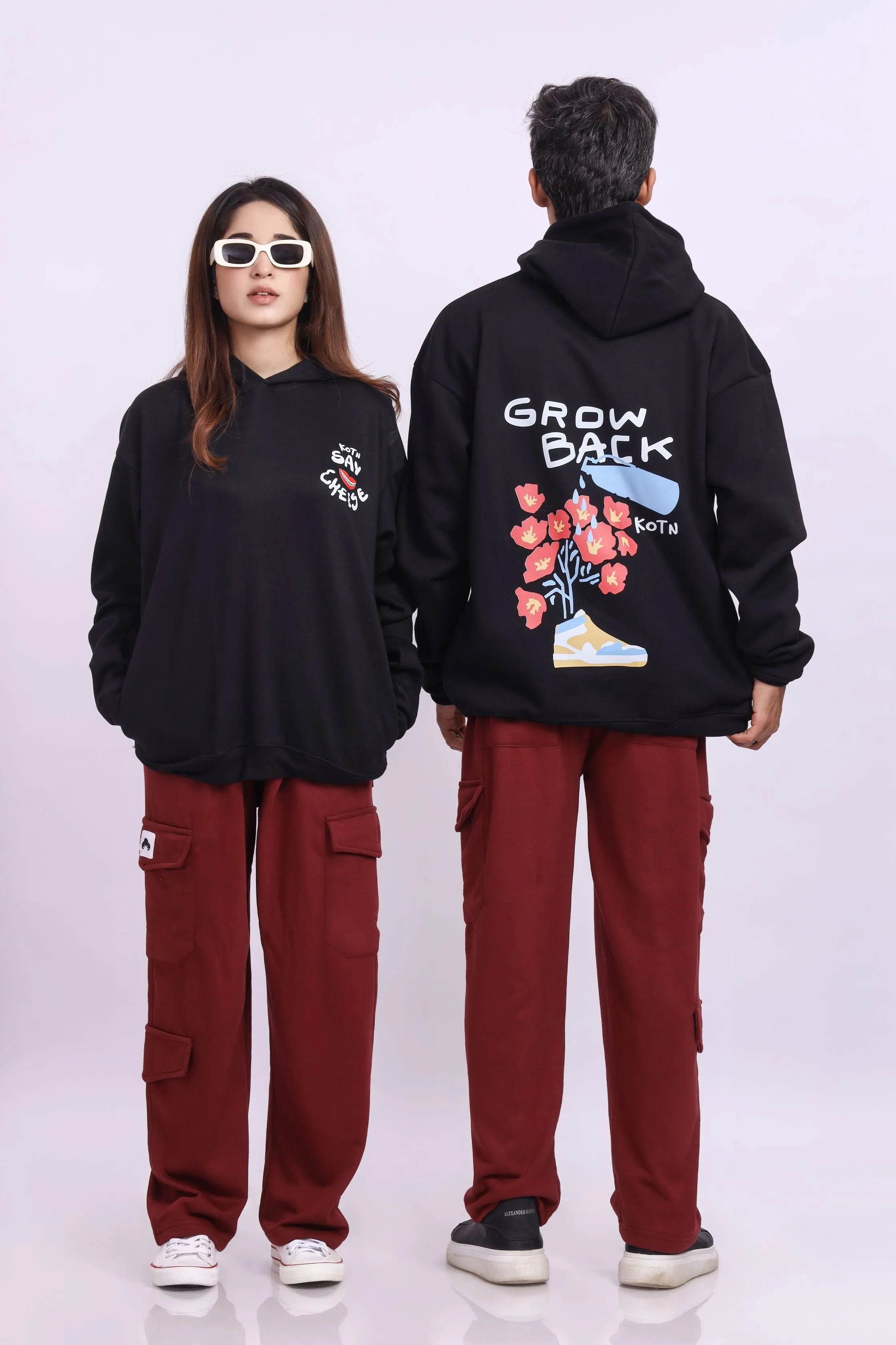 SAY CHEESE OVERSIZED HOODIE