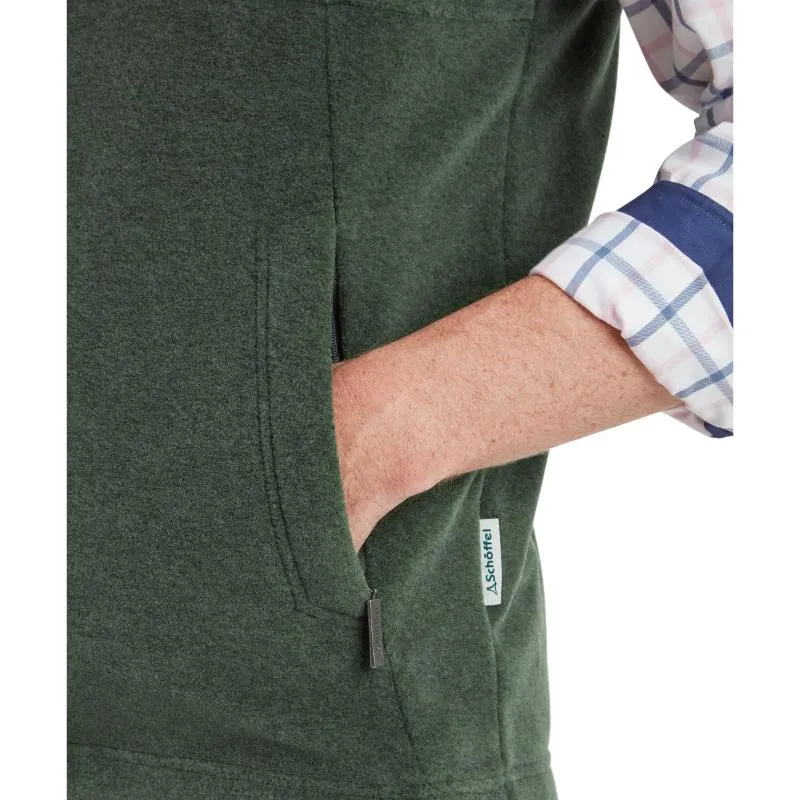 Schoffel Mens Oakham Fleece Gilet - Cedar
