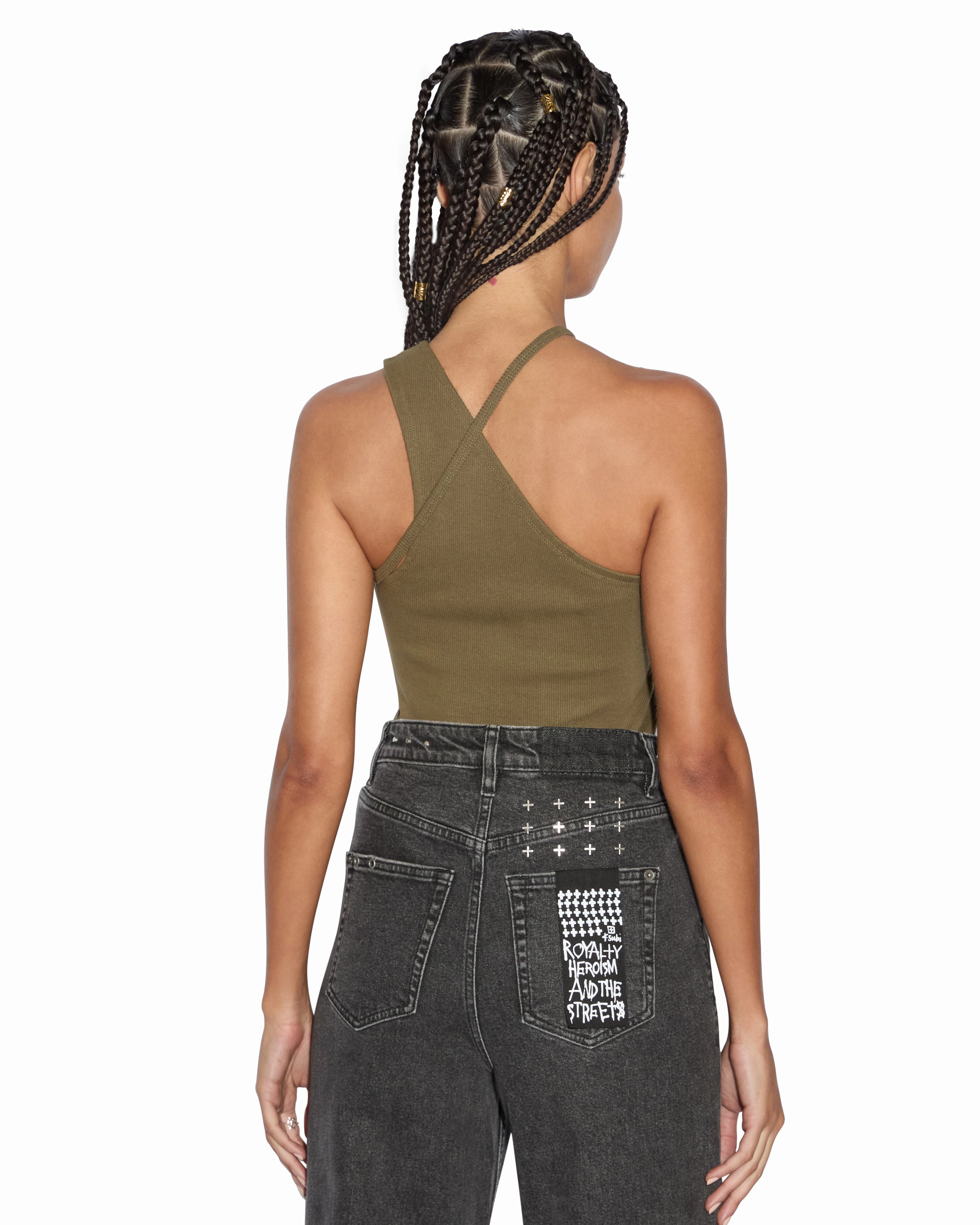 Versatile Look SCORE TANK KHAKI Comfy Style