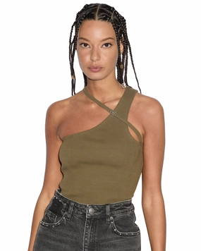 SCORE TANK KHAKI Comfy Style Cozy Fit Wear