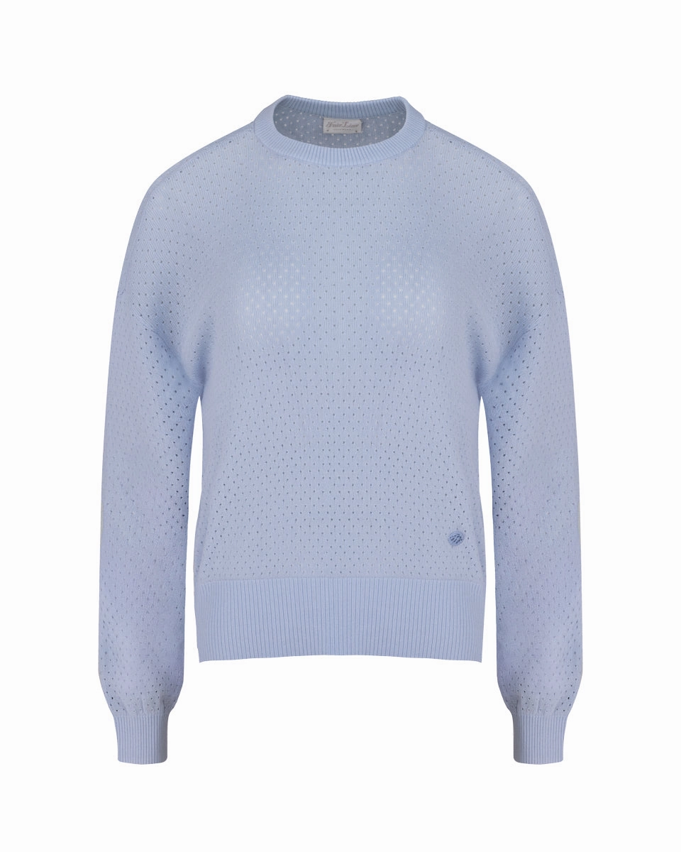 LightweightWeave scotch round knit - Blue