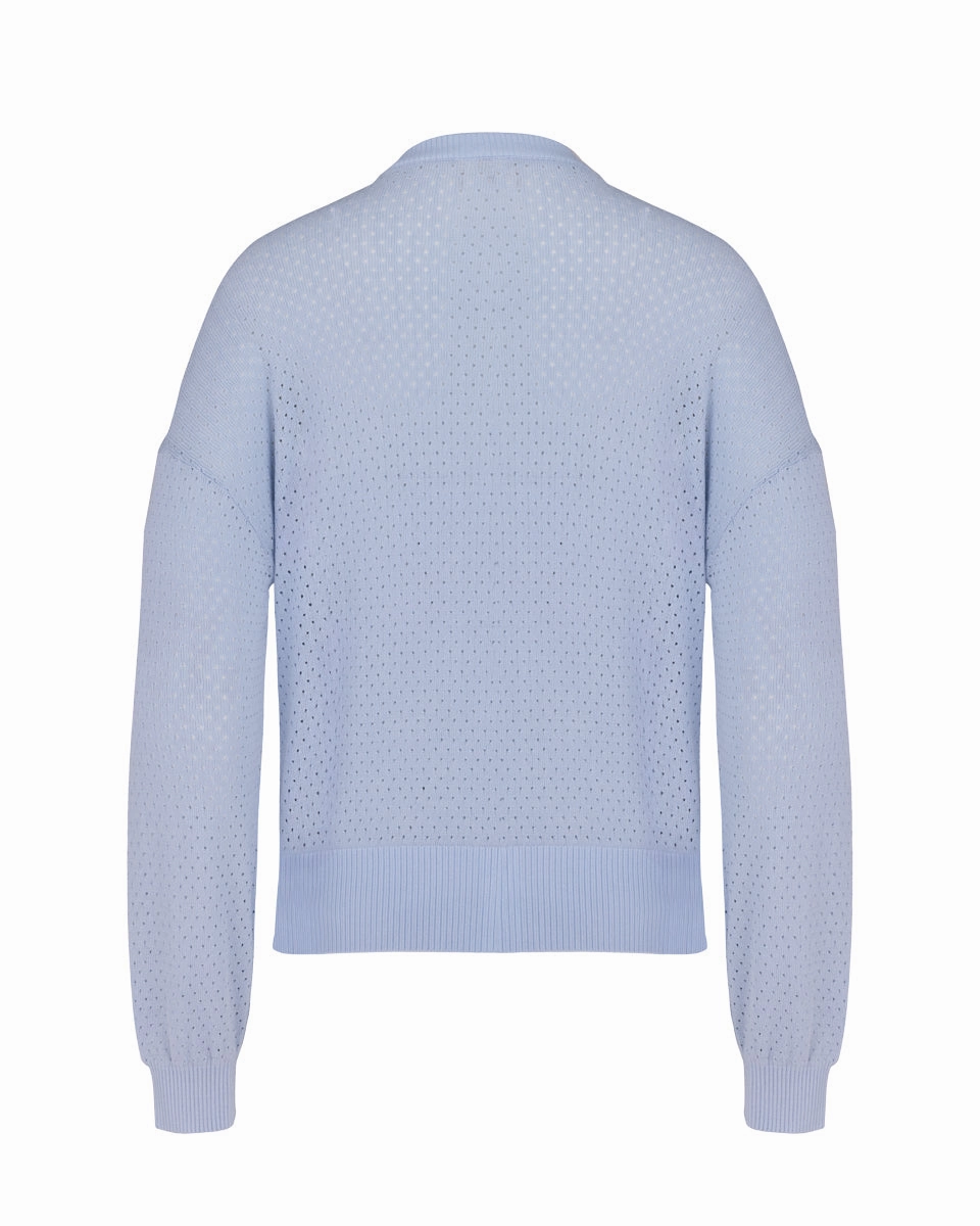 Reinforced Stress Points Reinforced Hems scotch round knit - Blue