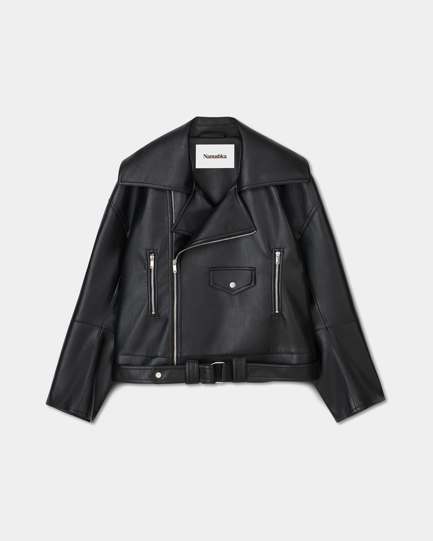 All Purpose Berti - Regenerated Leather Jacket - Black