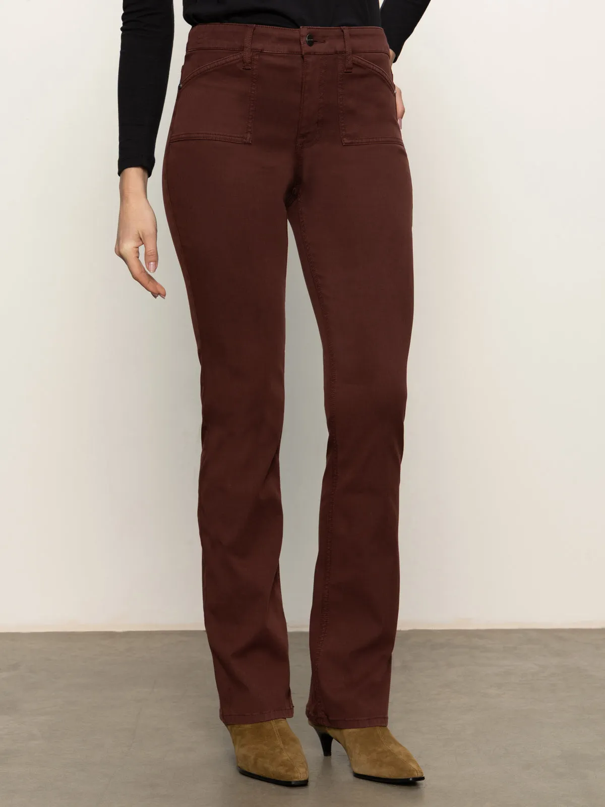Sculpted Brook Bootcut Pant Chicory Circular Knit