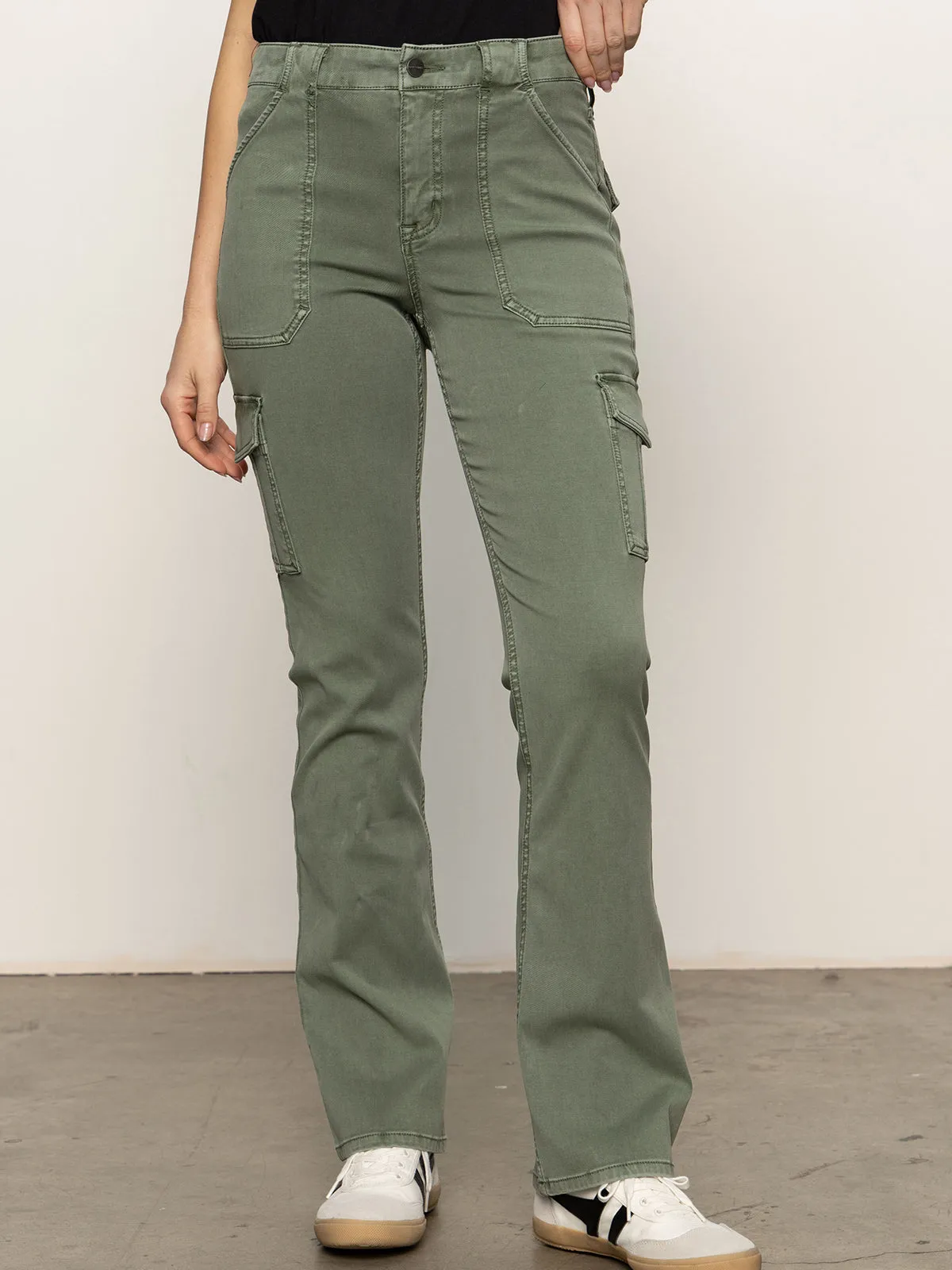 Versatile Look Sculpted Hayden Bootcut Pant Dark Spruce