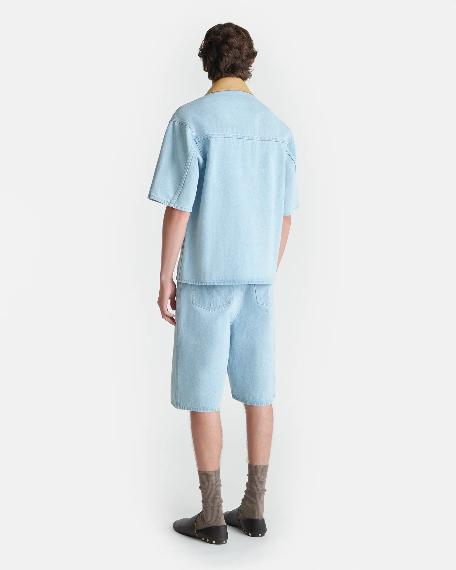 Flex Style Jorge - Denim Shirt - Eco Bleach/Hazel