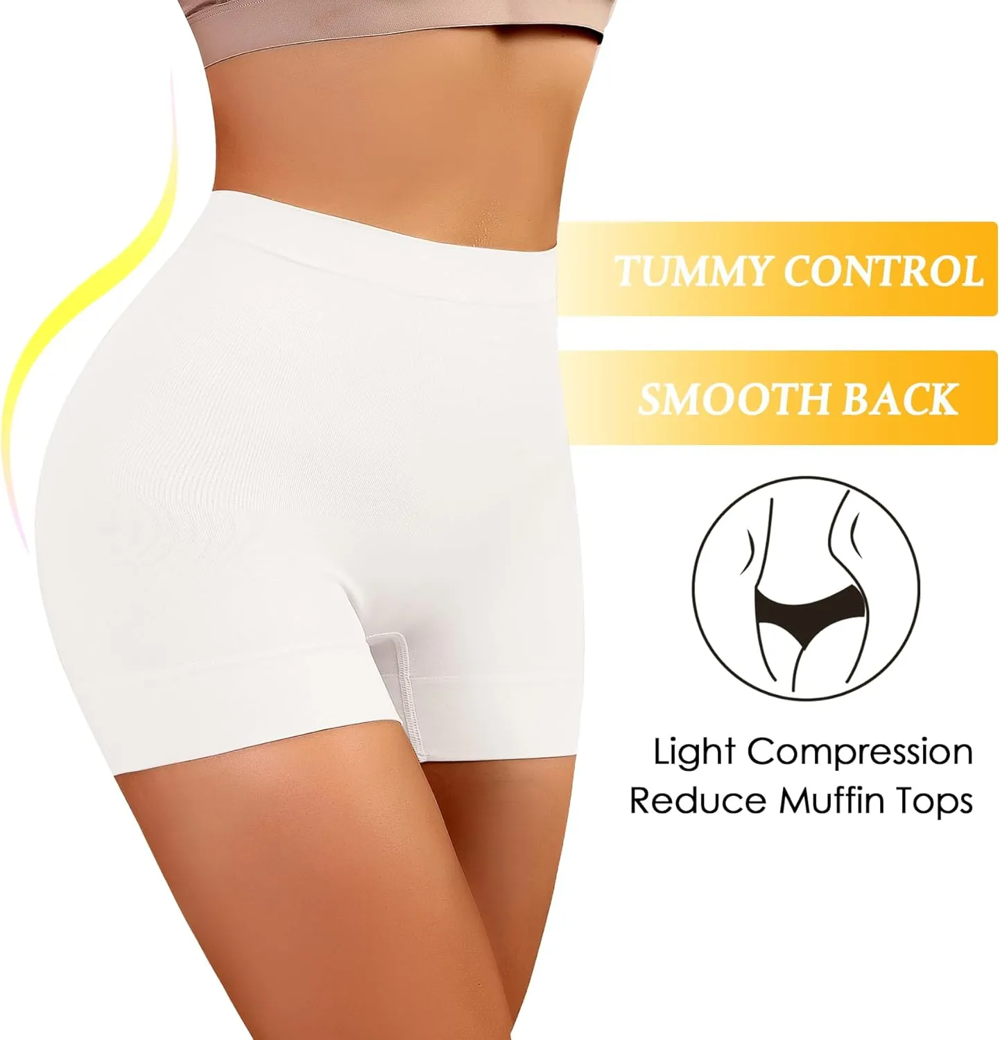 Seamless Shaping Boyshorts for Women High Waist Tummy Control Panties Shapewear Shorts Body Shaper Underwear
