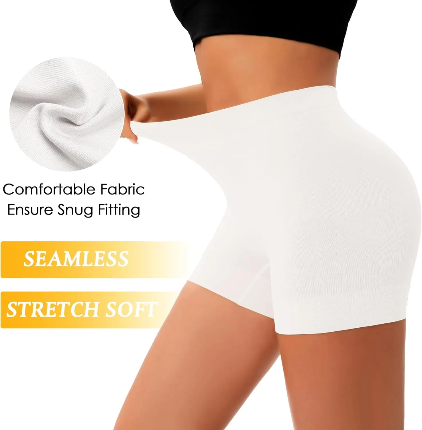 Seamless Shaping Boyshorts for Women High Waist Tummy Control Panties Shapewear Shorts Body Shaper Underwear