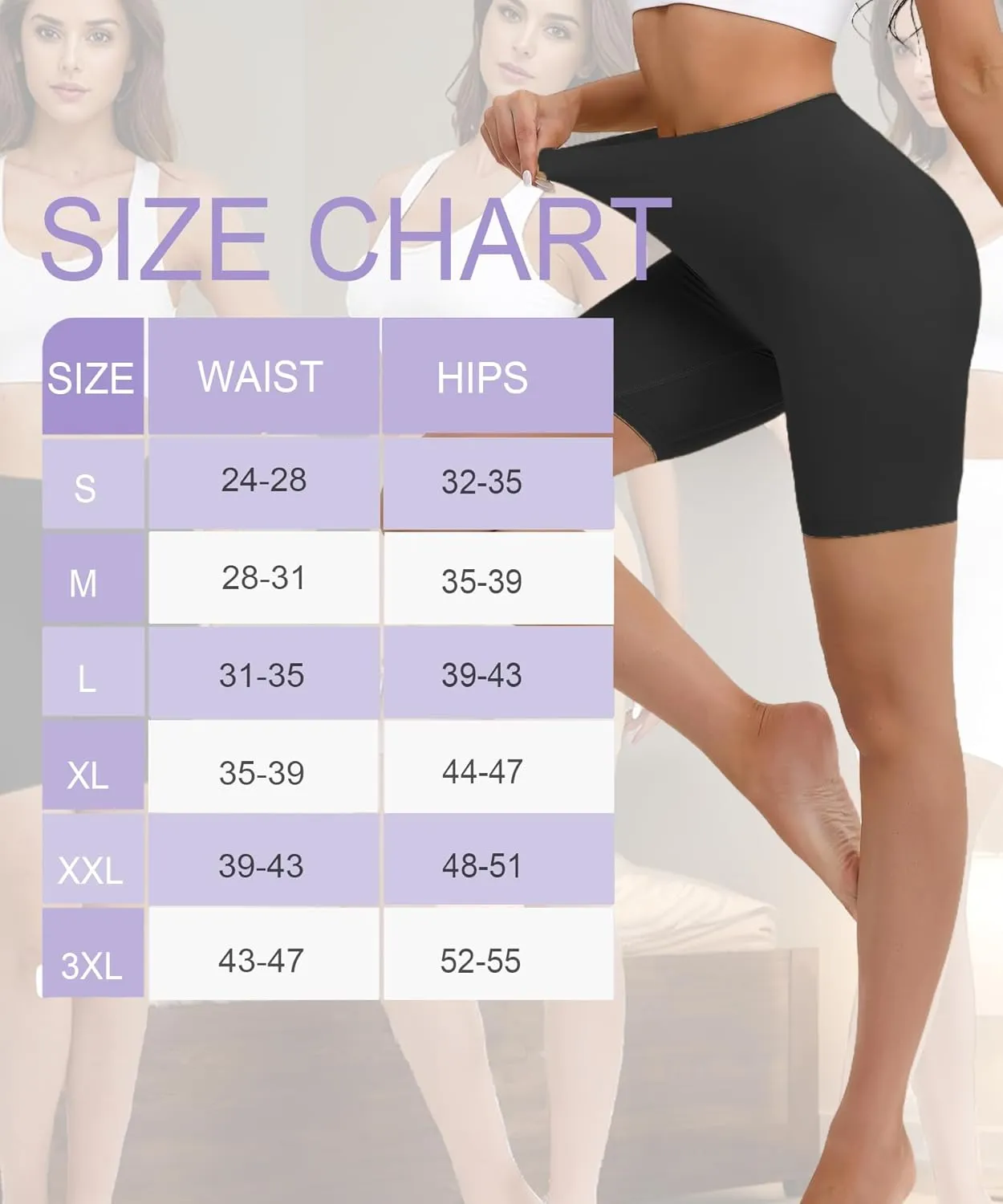 Seamless Slip Shorts for Women Under Dress Tummy Control Shapewear Shorts Anti Chafing High Waisted Underwear Boyshorts