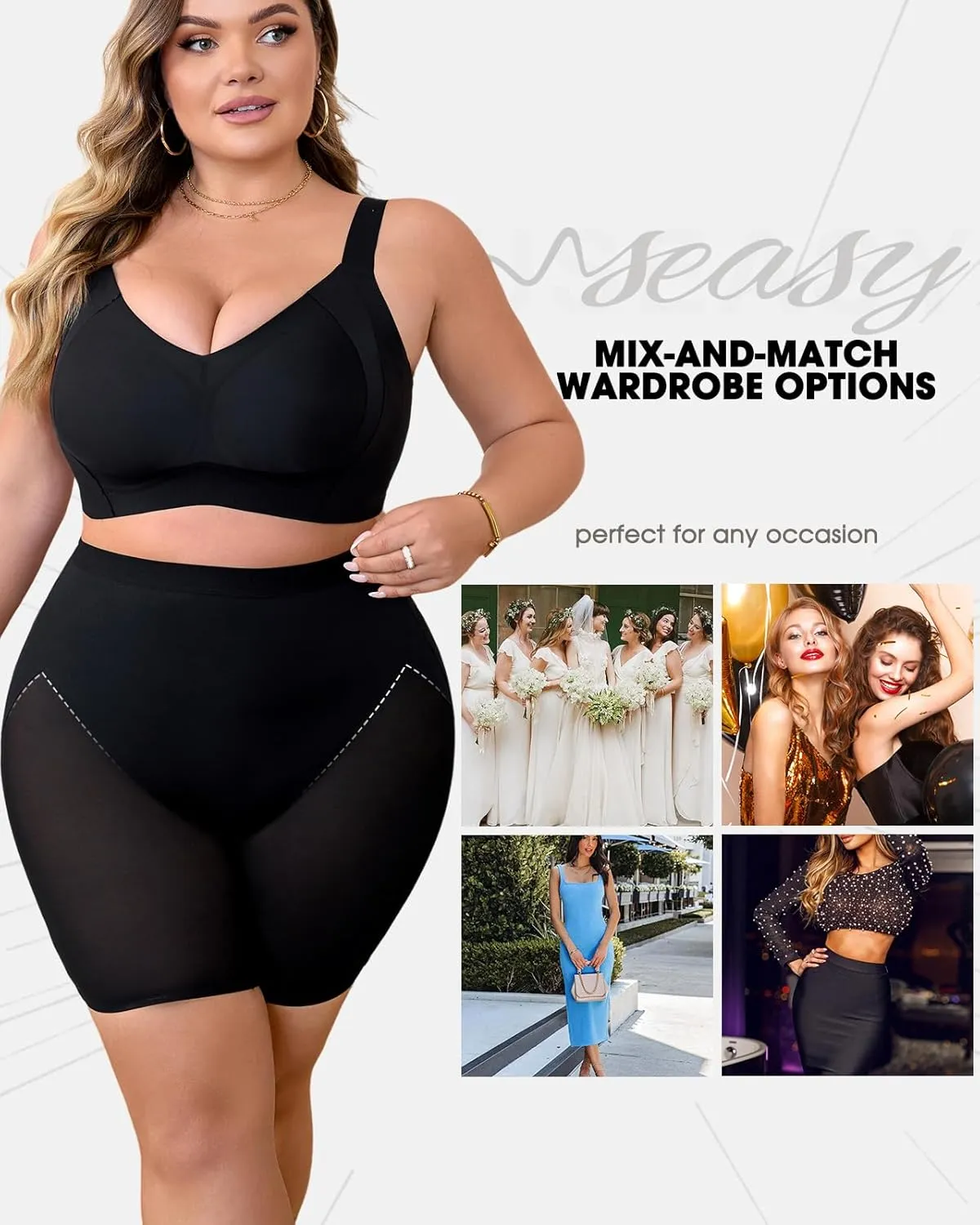 Seamless Tummy Control Shorts Boyshorts Panties For Women Boyshorts High Waisted Breathable Compression Underwear