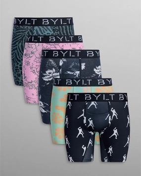 5-Item Gronk x BYLT Flex Boxer Briefs Sporty Lifestyle Wardrobe Must