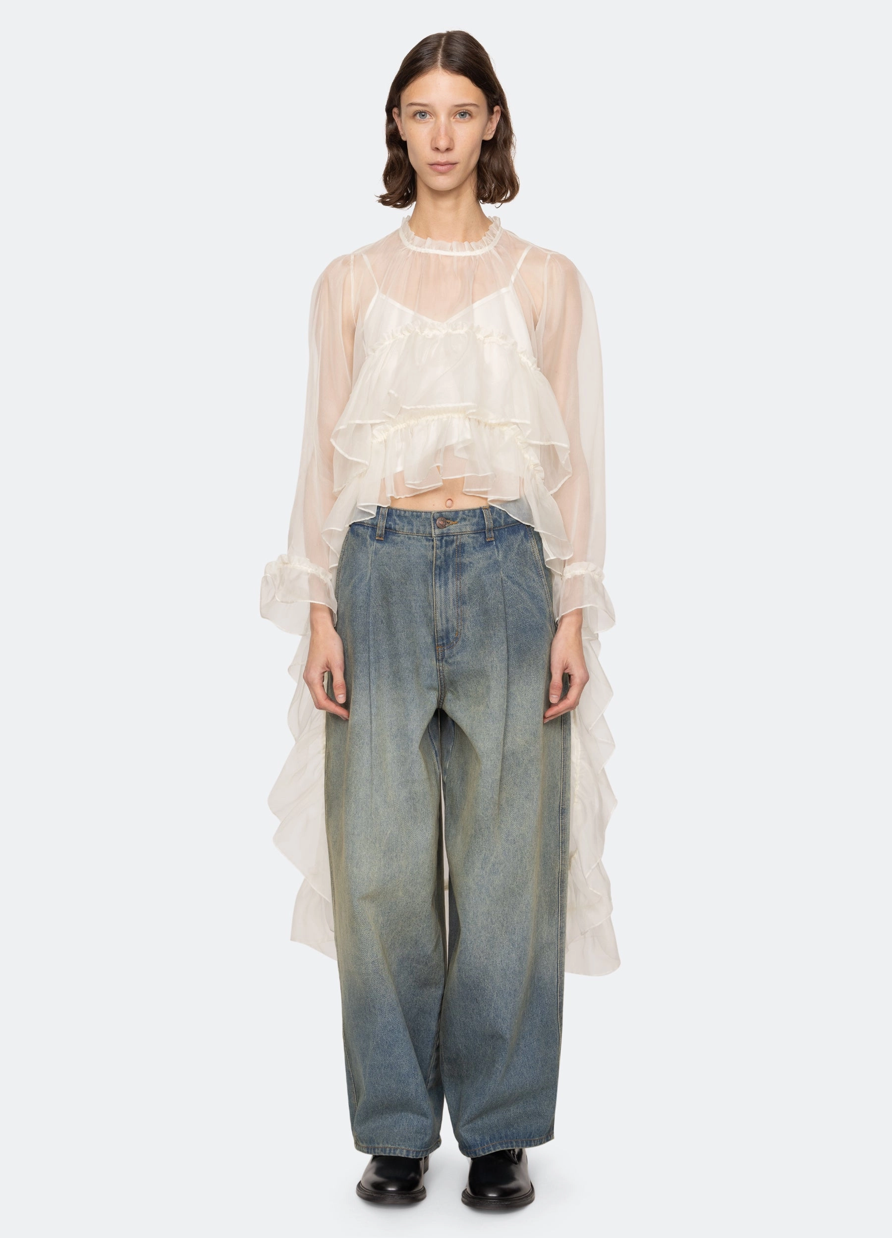 WrinkleFree Finish VNeck Style Cornelia Top