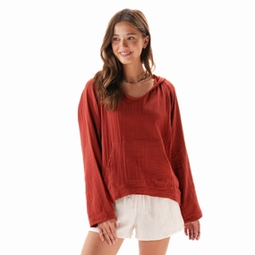 Seaside Spice Baja Pullover BreathableMoistureBarrier