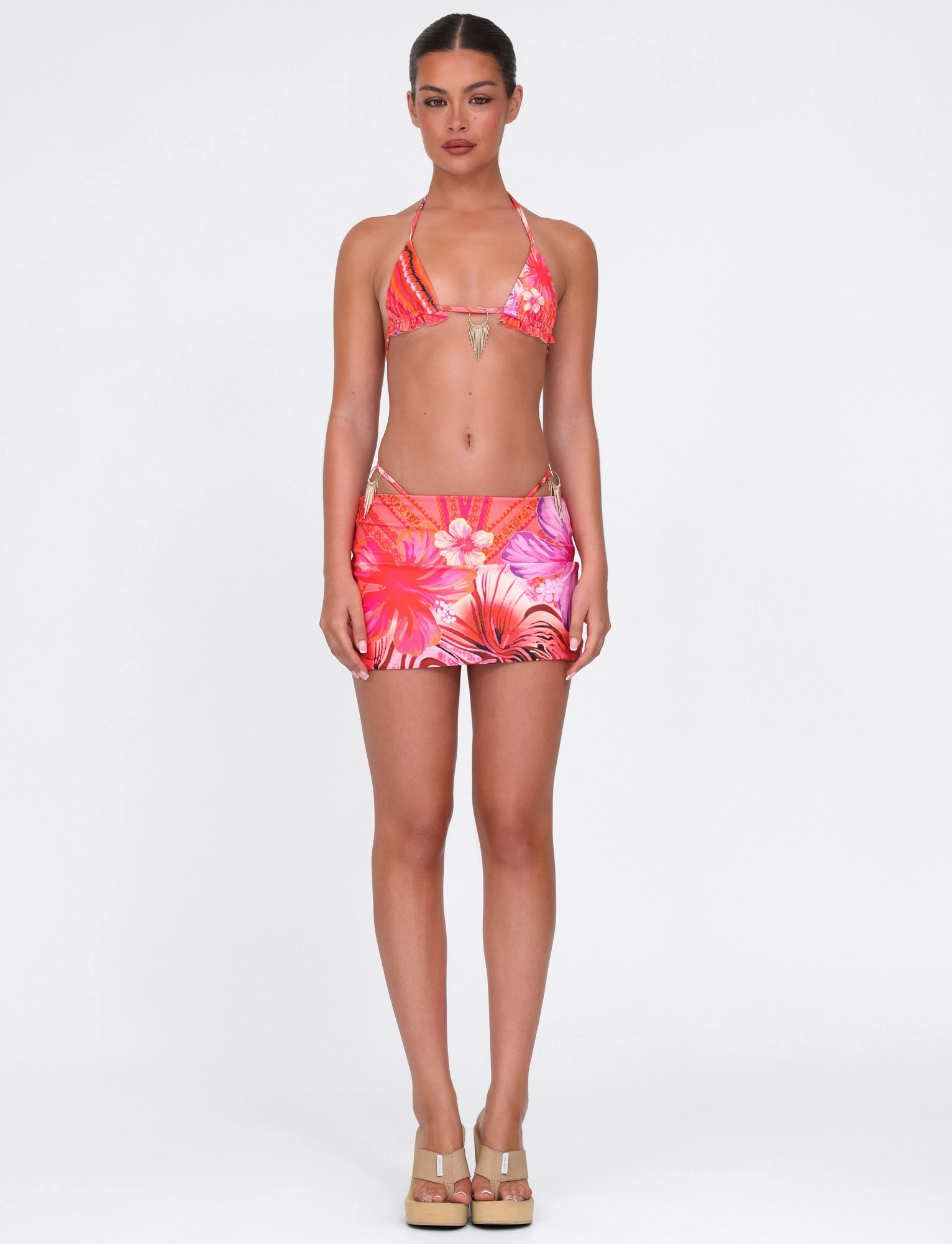 CIANA BIKINI 2PC BOTTOM - PINK : FLORAL : PINK TROPICAL Teens