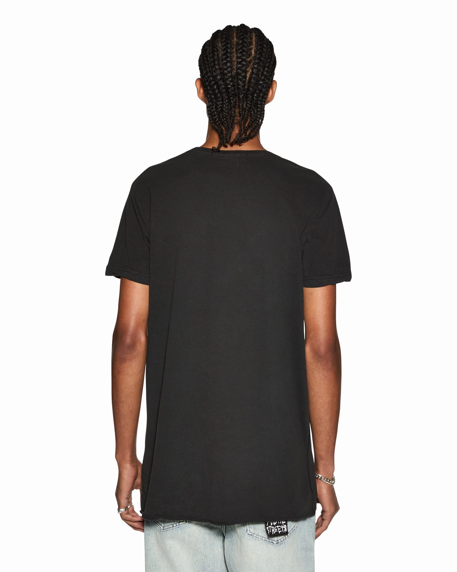 MinimalBranding SEEING LINES SS TEE BLACK