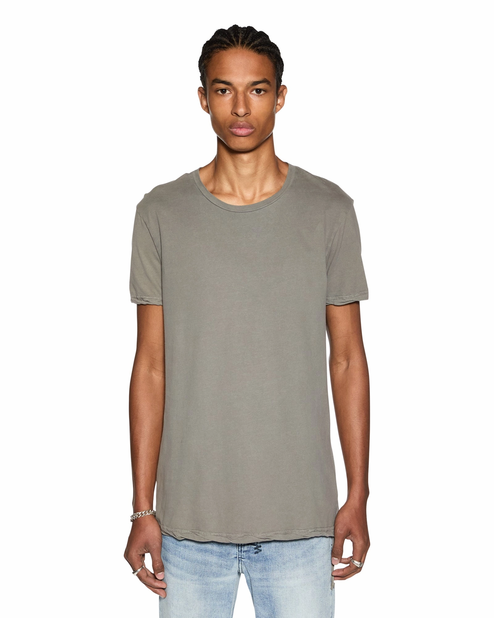 Active Trend SEEING LINES SS TEE VINTAGE GREY