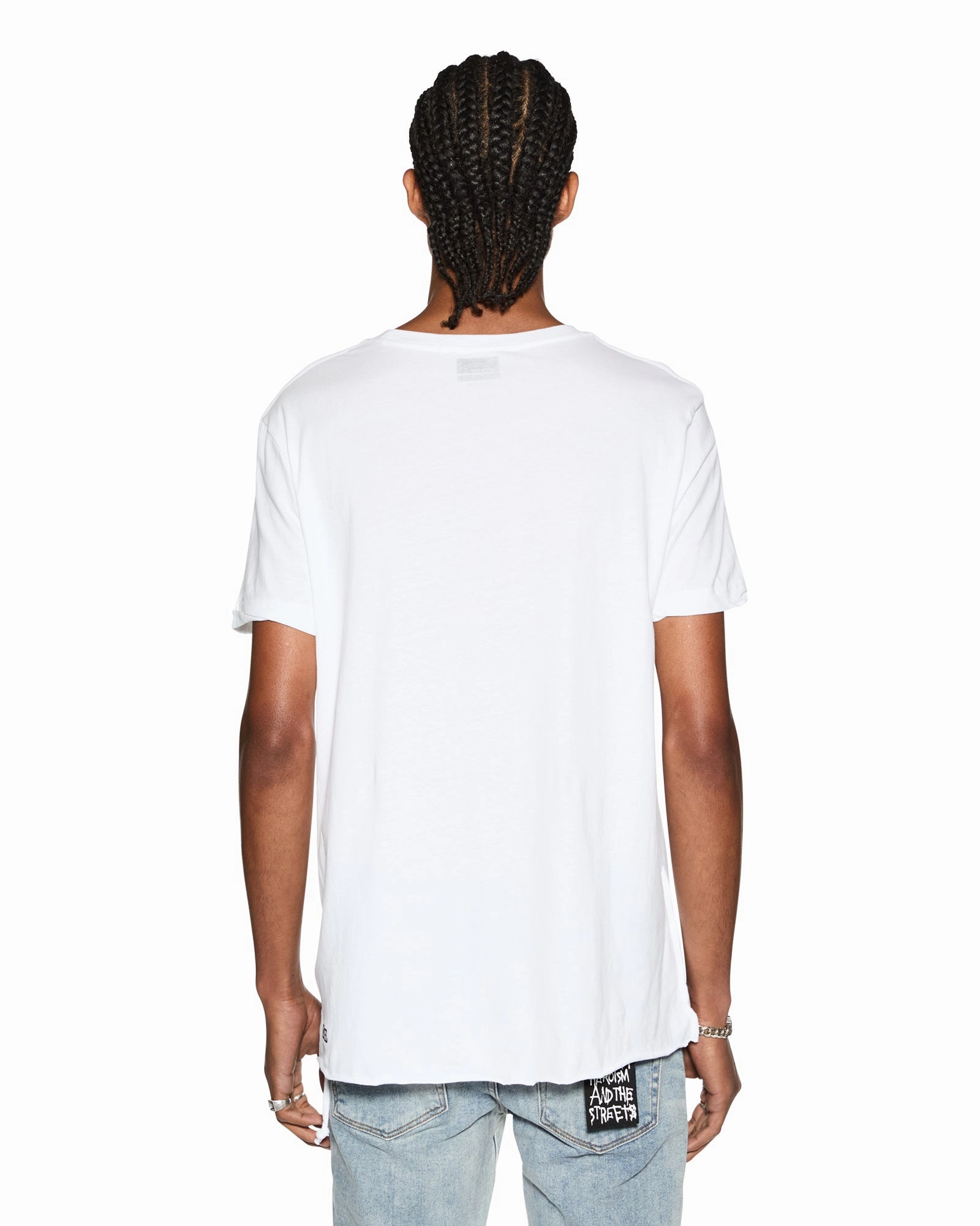 Chilly Day Style Outdoor Smart SEEING LINES SS TEE WHITE
