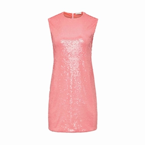 Feminine fit-and-flare silhouette Sequin Mini Shift Dress