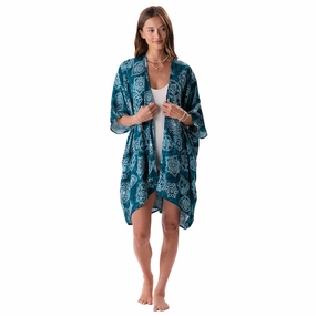 Seven Chakras Kimono Weighted Hem Design