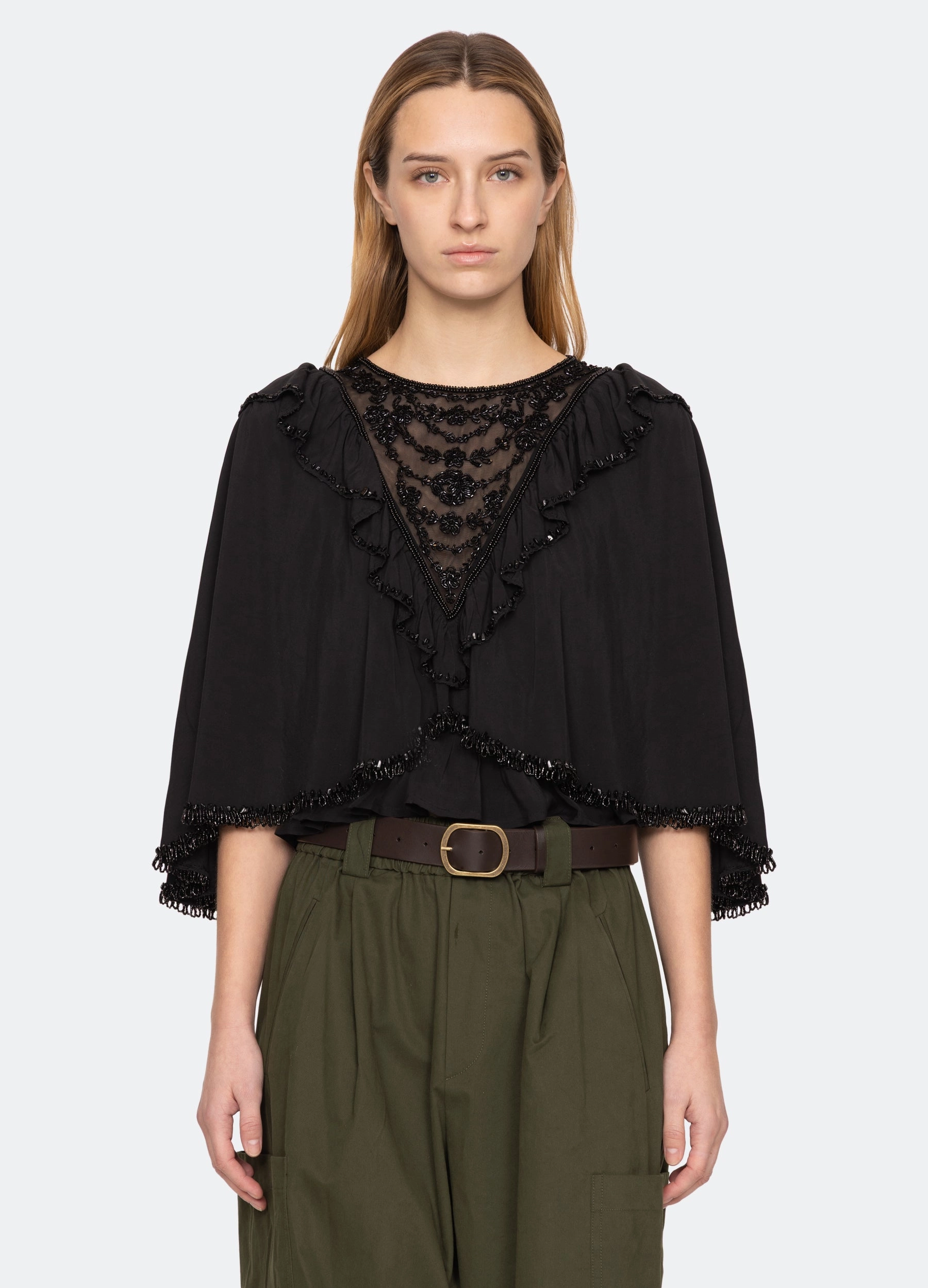 AntiStaticFinish Shanna Beaded Top
