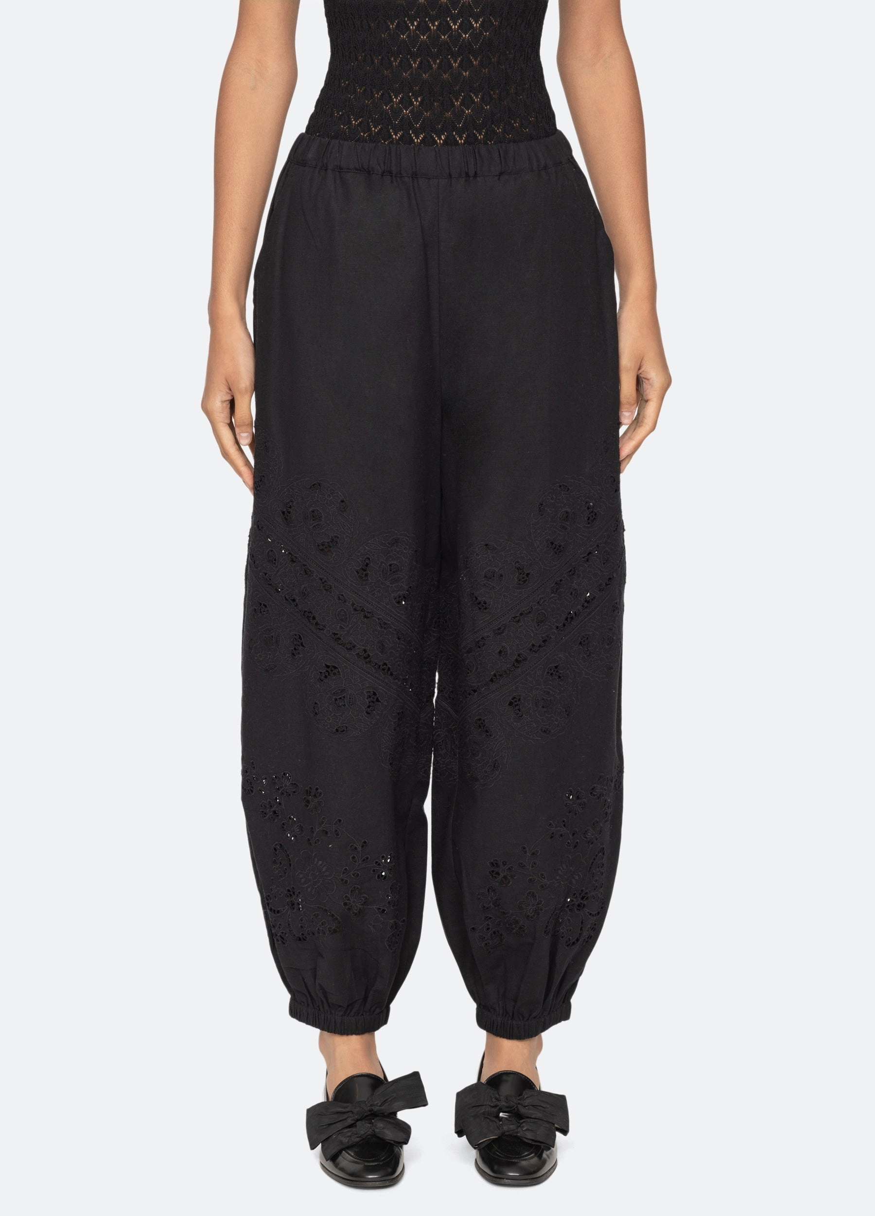 Shanna Pants LowProfileTopstitching AdjustableDrawstring