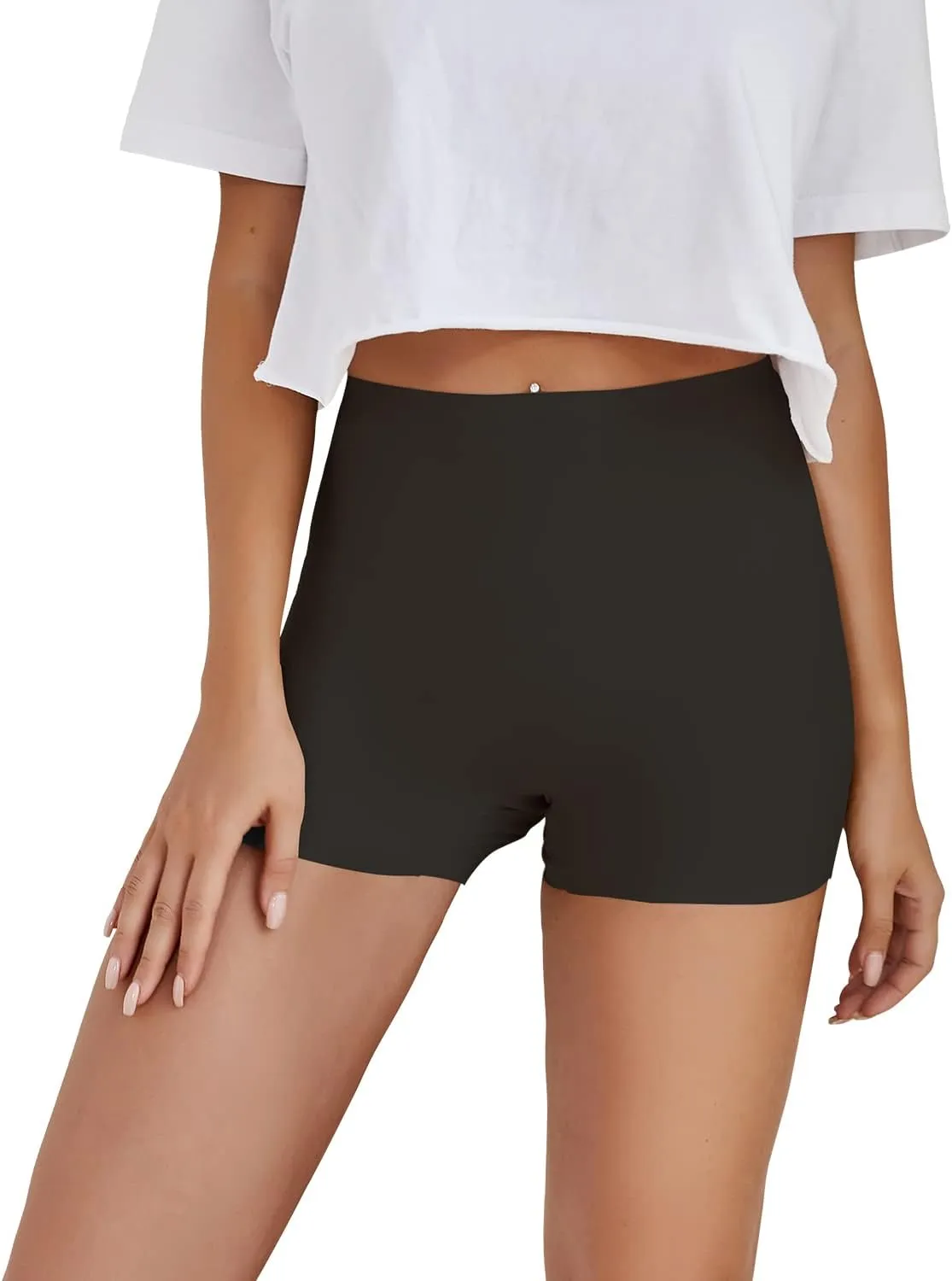 SHARICCA BoyShorts Panties for Women Seamless Soft Boy Shorts Underwear Short Boxer Briefs Anti Chafing Multiple Pack
