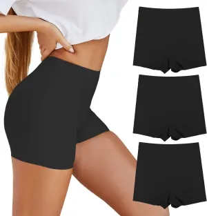 SHARICCA BoyShorts Panties for Women Seamless Soft Boy Shorts Underwear Short Boxer Briefs Anti Chafing Multiple Pack