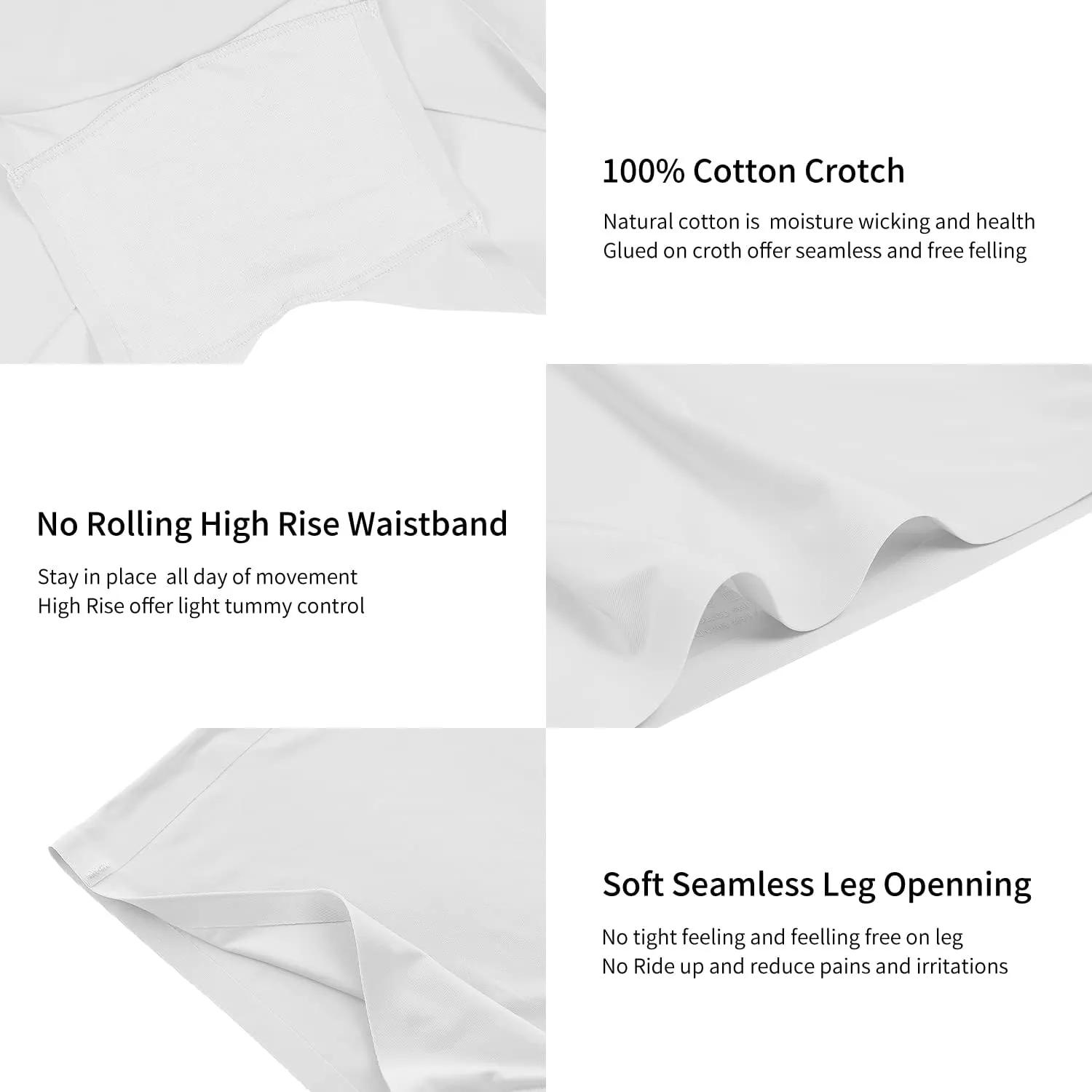 SHARICCA BoyShorts Panties for Women Seamless Soft Boy Shorts Underwear Short Boxer Briefs Anti Chafing Multiple Pack