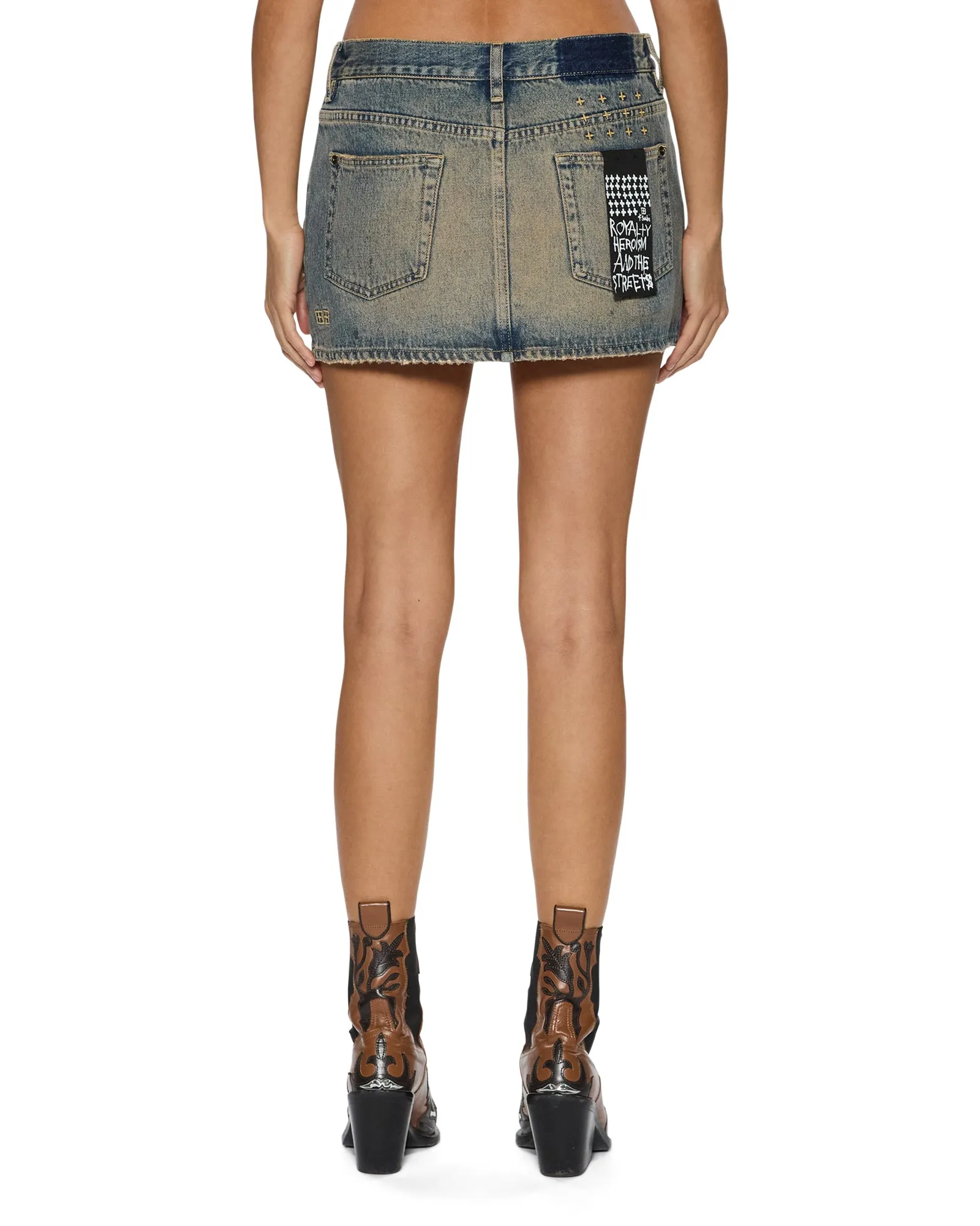 MICRO MINI SKIRT FLIP DUNE All Fit Use Comfortable Outfit