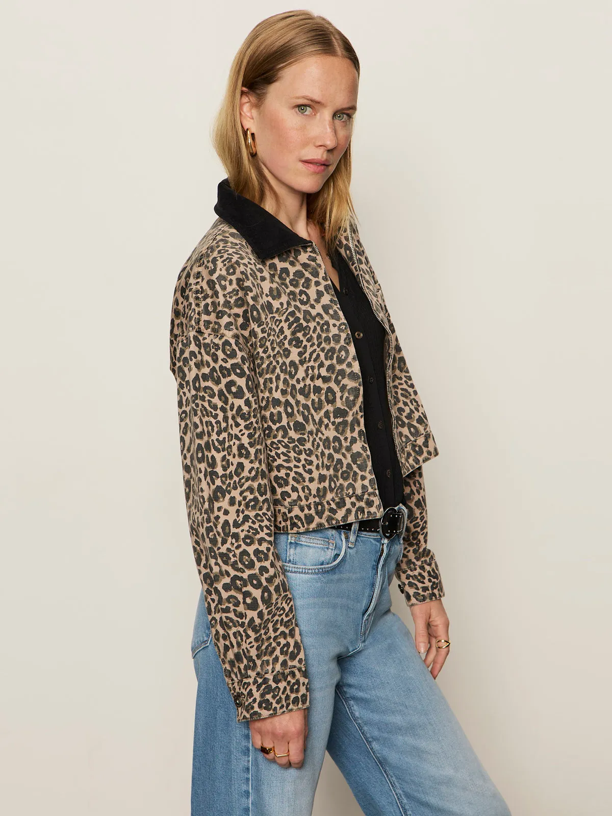 Winter Outerwear Cropped Barn Jacket French Kitty